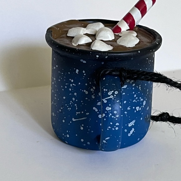 Hot chocolate, and marshmallows, Christmas tree ornament - Picture 4 of 7